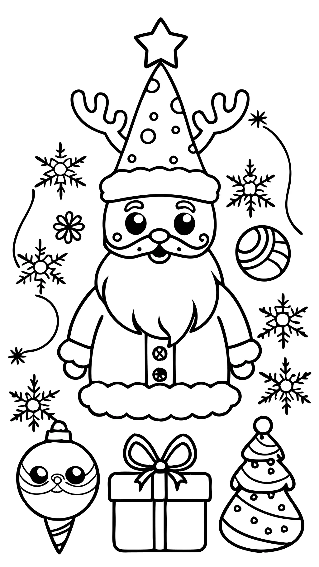 free christmas coloring pages printable